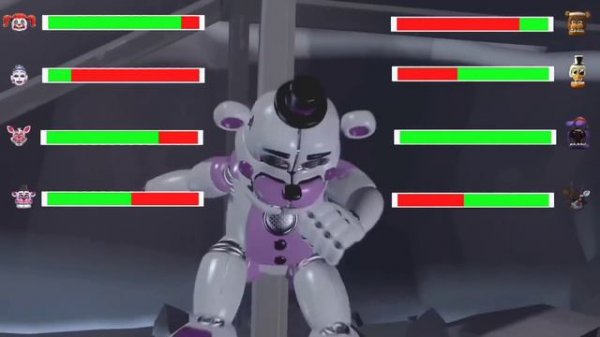 [SFM FNaF] Top 5 SISTER LOCATION vs Fights WITH Healthbars