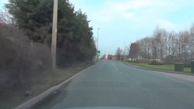 A54 Holmes Chapel Road, Middlewich - Eastbound Front View смотреть онлайн