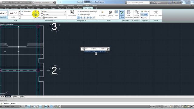 Full Building Detailing in AutoCad - Slab Detailing Using Excel and Etabs Design Result - Part-2/2 смотреть онлайн