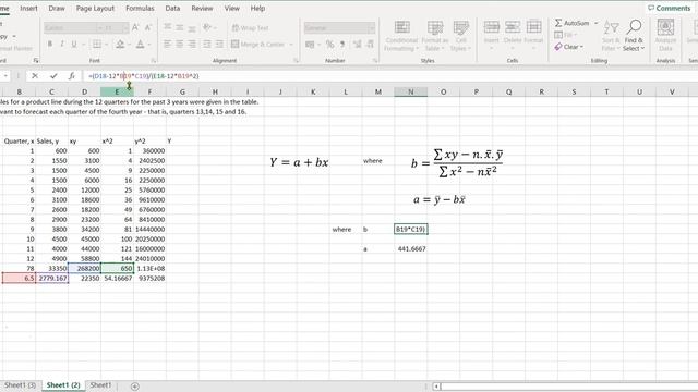 Manual excel linear regression смотреть онлайн