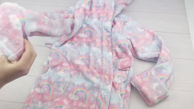 Халат махровый на запах подросток радуга. Код:826. смотреть онлайн