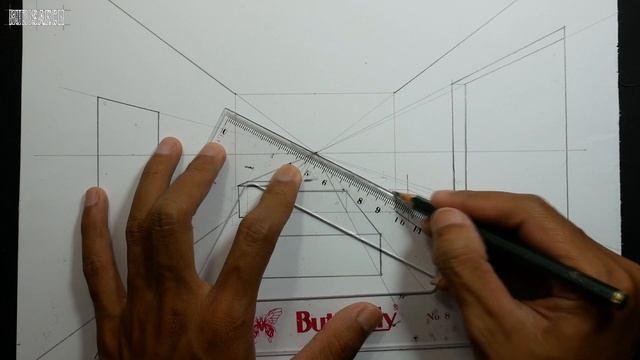 How to Draw a Simple Bedroom in One Point Perspective #5 смотреть онлайн