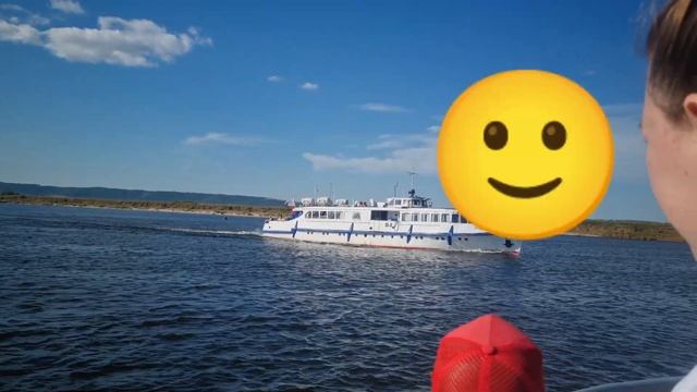Речной ТРАМВАЙЧИК или почасовой ТЕПЛХОД в Нижнекамске, август 2022. смотреть онлайн