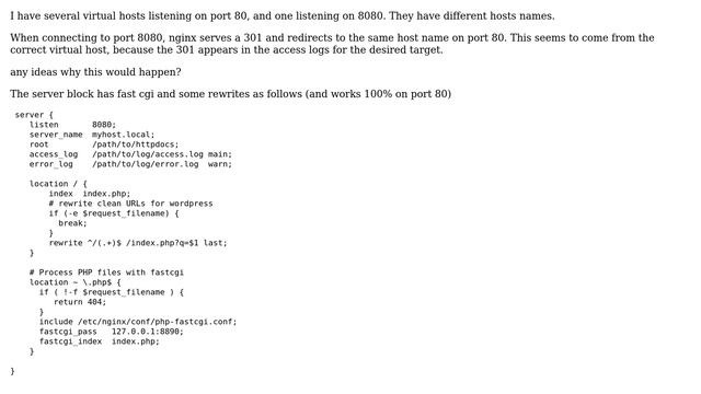 DevOps & SysAdmins: Why is nginx redirecting port 80 when listening on alternative ports? смотреть онлайн