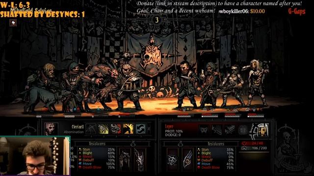 Extremely Clutch Leper vs Stress | Darkest 1 Highlight | Butcher's Circus | Darkest Dungeon смотреть онлайн