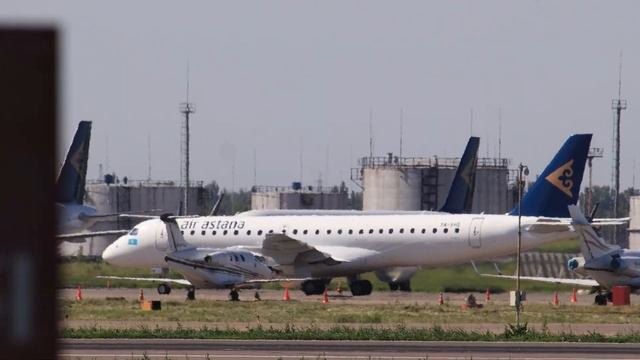 Аэропорт Алматы. Карантин. Самолет Air Astana смотреть онлайн