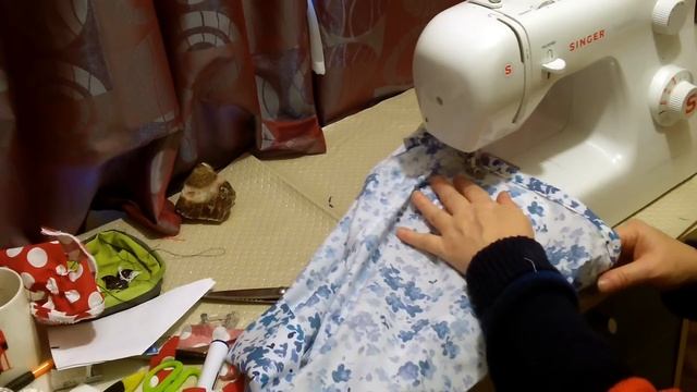 Shirring simple pillow case dress easy sew смотреть онлайн