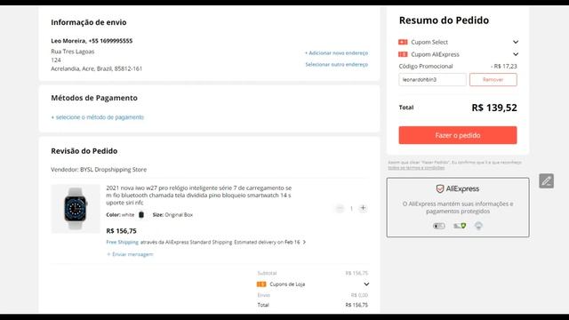 SUPER PROMOÇÃO IMPERDÍVEL ALIEXPRESS / AIRDOTS 3 por R$42 / SMARTWATCHES + PROCURADOS em PROMOÇÃO смотреть онлайн