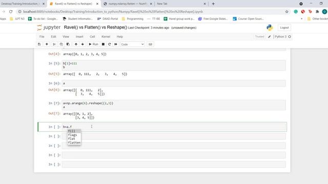 NumpPy: 6- Ravel vs Flatten vs Reshape смотреть онлайн