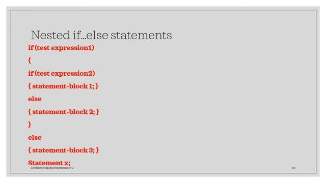 Decision Making Statements in C Part 1 смотреть онлайн