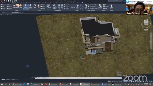 Rendering with Autodesk AutoCAD 3D смотреть онлайн