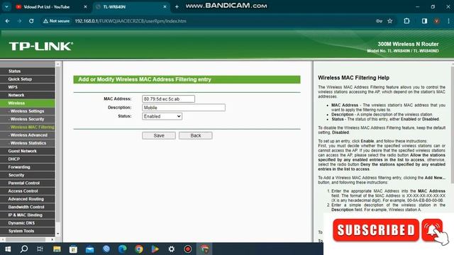 How To Configure MAC Filtering On TP-Link Router смотреть онлайн