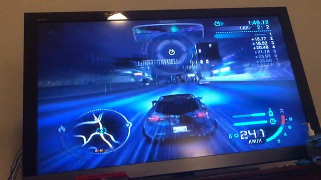 Need For Speed Carbon PS3 Circuit Bronze 3:35.78 смотреть онлайн
