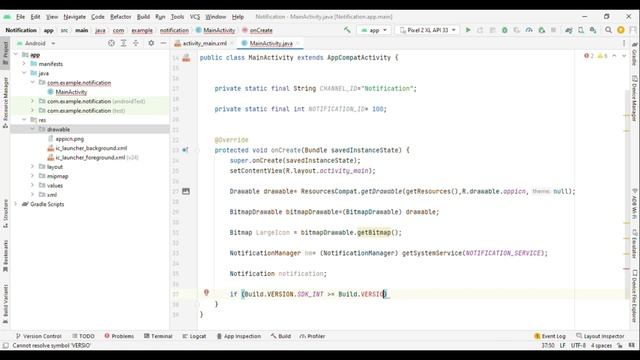 Notification in Android Studio || Android Alians || Java Hindi #androidstudio #java смотреть онлайн