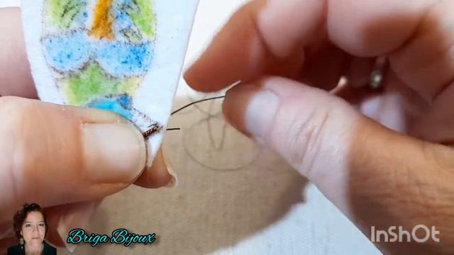 Come si usa il FRENCH WIRE nel beadembroidery - bead work - embroidery - tutorial Prima parte смотреть онлайн