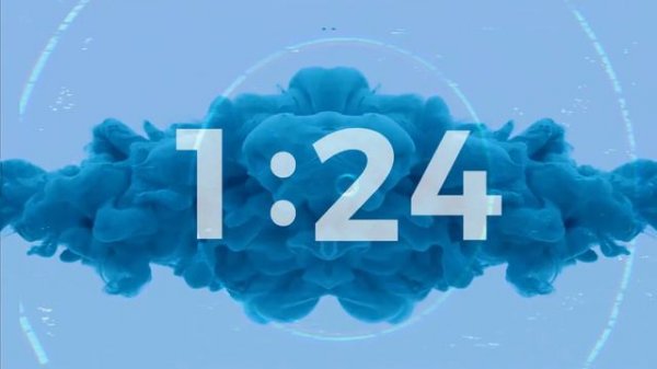 Timer 3 minutes | fluid background and relax music | MEGA TIMER