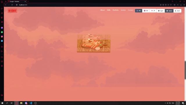 Next.js + Three.js - Parallax + TailwindCSS (DEMO) смотреть онлайн