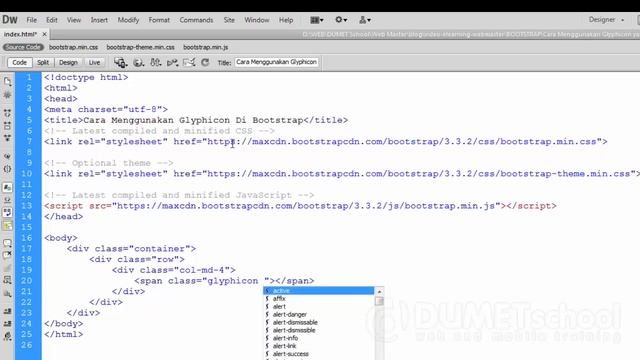 Cara Menggunakan Icon Di Bootstrap смотреть онлайн