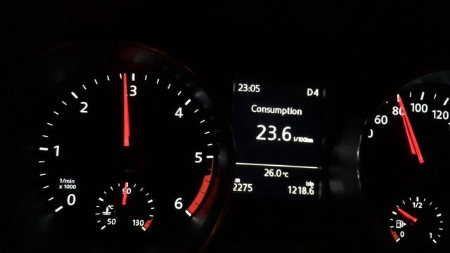 VW Polo 1.4TDI 90ps - DSG - 0-100km - D mode смотреть онлайн