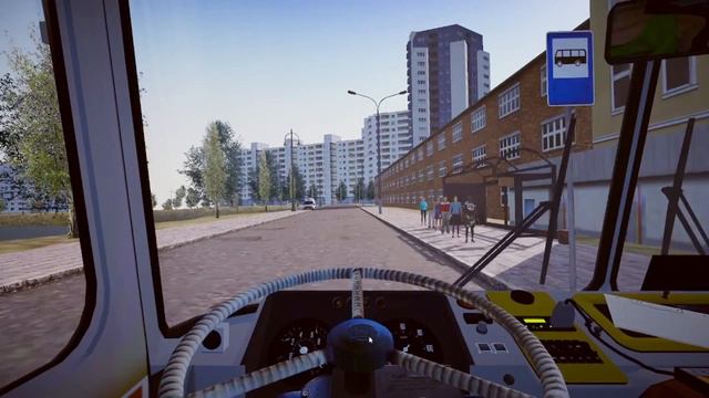 Советский ЛиАЗ 677М в Proton Bus Simulator смотреть онлайн