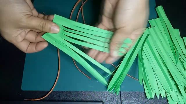 Artificial Grass How to Make Grass using Paper DIY Home Decor Ideas смотреть онлайн