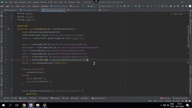 16 Telas de Cadastro (SQLite Crud delete excluindo registro) - Treinamento aplicações android смотреть онлайн
