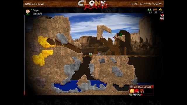 Let's play #2 Clonk Rage - Missions: Rattlesnake Canyon смотреть онлайн