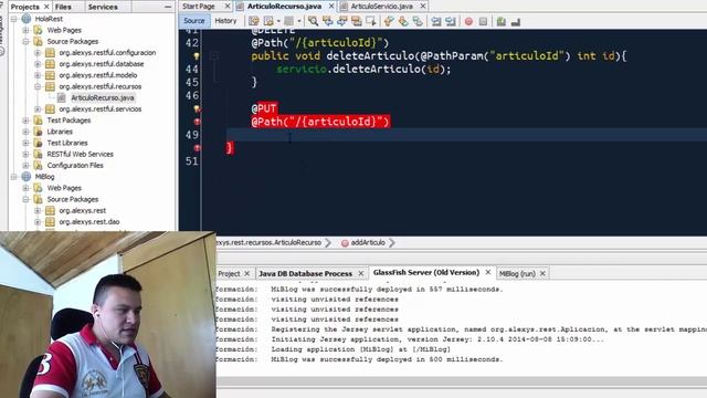 RESTful JAVA - 07 DELETE Y PUT смотреть онлайн