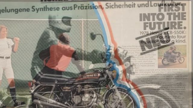 70’s motorcycle ads Honda CB500/550 (magazines and brochures) смотреть онлайн