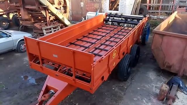 Разбрасыватель органических удобрений РОУ-6 смотреть онлайн