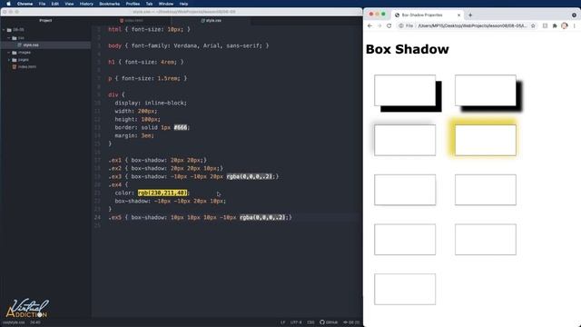 CSS Box Shadow Property смотреть онлайн