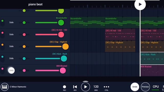 ГРУССНЫЙ ПИАНИНО БИТ в FL studio mobile | Атмосферный бит на телефоне смотреть онлайн