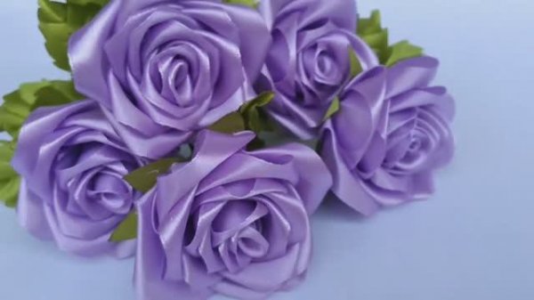 Сделай сам _ Как легко сделать Розу из атласной ленты _ Как легко сделать Розу из атласной ленты