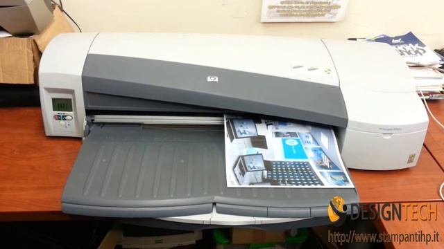 Stampa su Hp Designjet 100 Plus - Printing on Hp Designjet 100 Plus смотреть онлайн