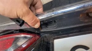 Замена кнопки открывания багажника Мазда 6 GJ.