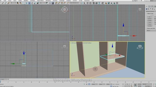 Уроки 3ds Max. Шкаф купе в 3ds Max, корпусная мебель в 3ds Max