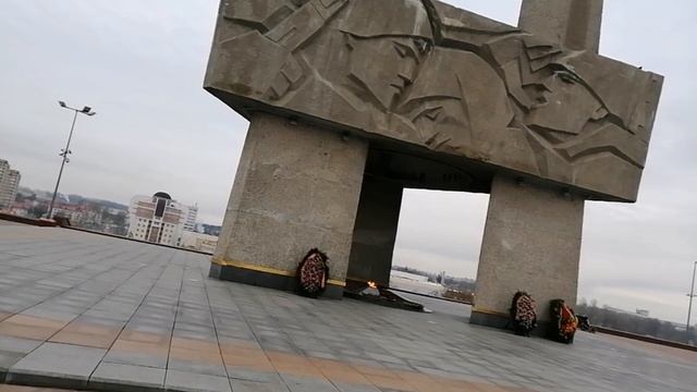 Поездка в Витебск. Обзор площади Победы. смотреть онлайн