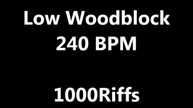 Low Woodblock Metronome : 240 BPM - Beats Per Minute смотреть онлайн