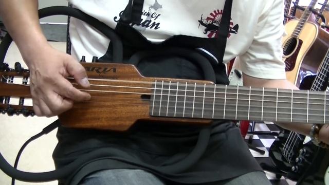 ARIA シンソニードAS-101C　サイレントギター　エレガット смотреть онлайн