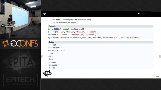 Conférences 42sh 2019 - Python & Testsuite fonctionnelle смотреть онлайн