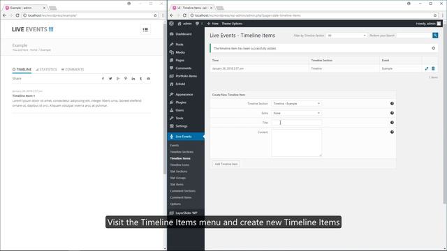 Live Events - Update a Timeline Section смотреть онлайн