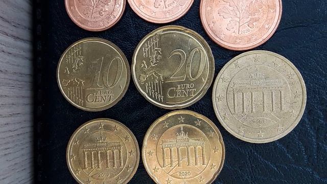 **Национальная сторона монет  евро ГЕРМАИИ** смотрим