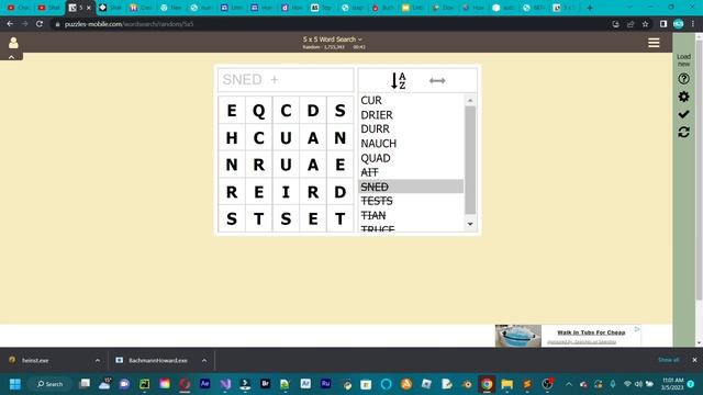 Wordsearch solved in a minute смотреть онлайн