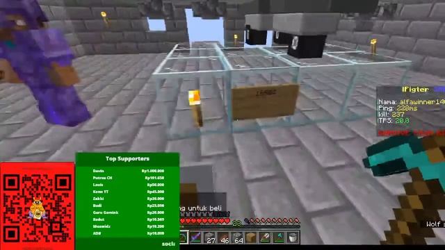 minecraft Live now Stream Indonesia mencoba SURVIVE 100 HARI di minecraft hardcore custom room #145 смотреть онлайн