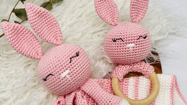 FREE Bunny Crochet Rattle Pattern | Amigurumi Bunny Rattle Pattern | Crochet Tutorial
