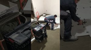 Укладка плитки 60х60. В одного. Гребенка лайфхак.