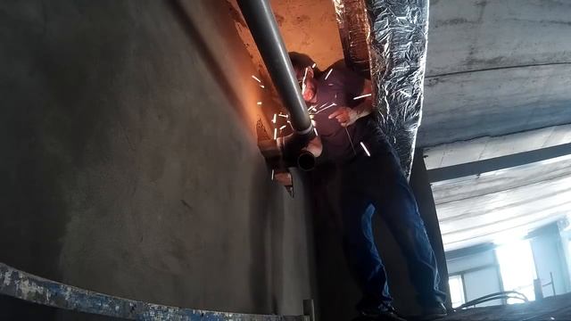 Сварка труб большого диаметра ацетиленом смотреть онлайн