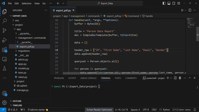 Generate PDFs in Django: Custom Command & ReportLab Tutorial in Hindi смотреть онлайн