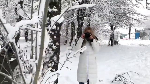 Фотосессия на снегу смотреть онлайн