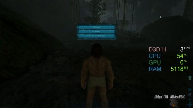 AMD Radeon R7 260X -- AMD Ryzen 3 1300X [~ Ryzen 3 2200G ~] -- ARK Survival Evolved FPS Test смотреть онлайн